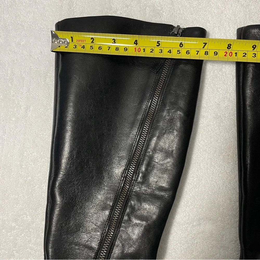 Ecco Black Leather Boots Women Size US 8-8 1/2 (39) - Picture 14 of 16